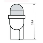 Lampadina led RMS 12V T10 w2,1X9,5d