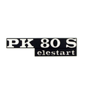 Targhetta cofano laterale RMS Classic Piaggio Vespa Pk 80s Elestart 198199