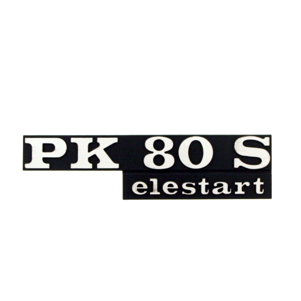 Targhetta cofano laterale RMS Classic Piaggio Vespa Pk 80s Elestart 198199