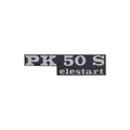 Targhetta RMS Classic Piaggio Vespa PK50 S ELESTAR