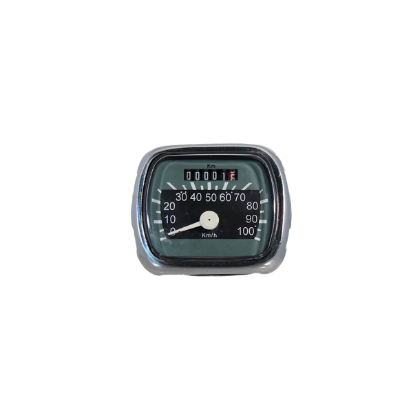 Contachilometri Fondo Nero Verde RMS Classic Piaggio Vespa 125-150cc VM-VN-VL