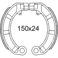 Ganasce freno posteriori RMS Classic Piaggio Vespa Px 125-150-200cc 1998> 414450