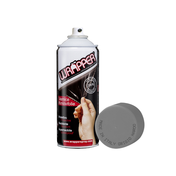 Bomboletta vernice rimovibile Wrapper grigio nardo 400ml